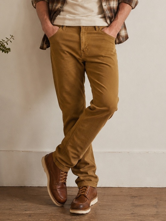 Levi's Other - Levi’s 514 Men’s Straight Fit Stretch Jeans W33 L30 Mustard Brown Tan